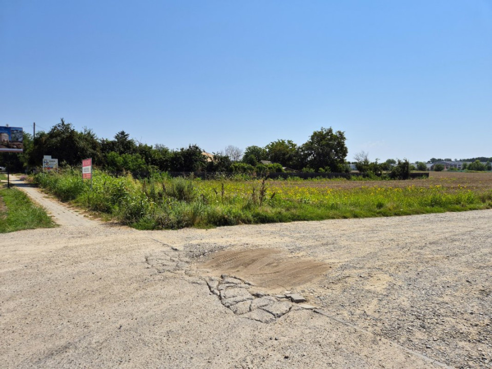 Teren 1.570mp la strada principală, dublă deschidere, Ciofliceni - Snagov!