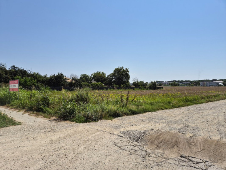 Teren 1.570mp la strada principală, dublă deschidere, Ciofliceni - Snagov!