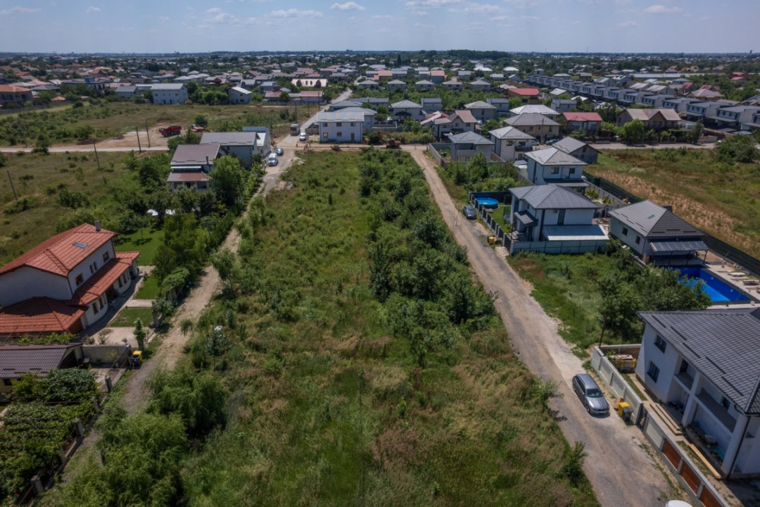 DOMNESTI - FORTULUI, TEREN CONSTRUCTII 407 MP, FRONT 26 M !