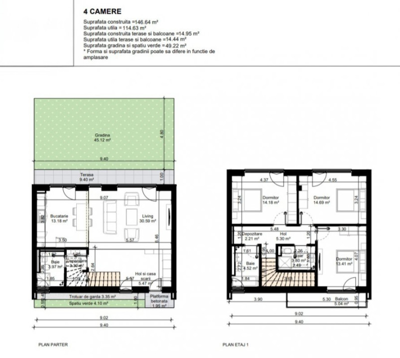 0% Comision! Duplex Premium | Grădină proprie | Pompă de Căldură H4L The Village
