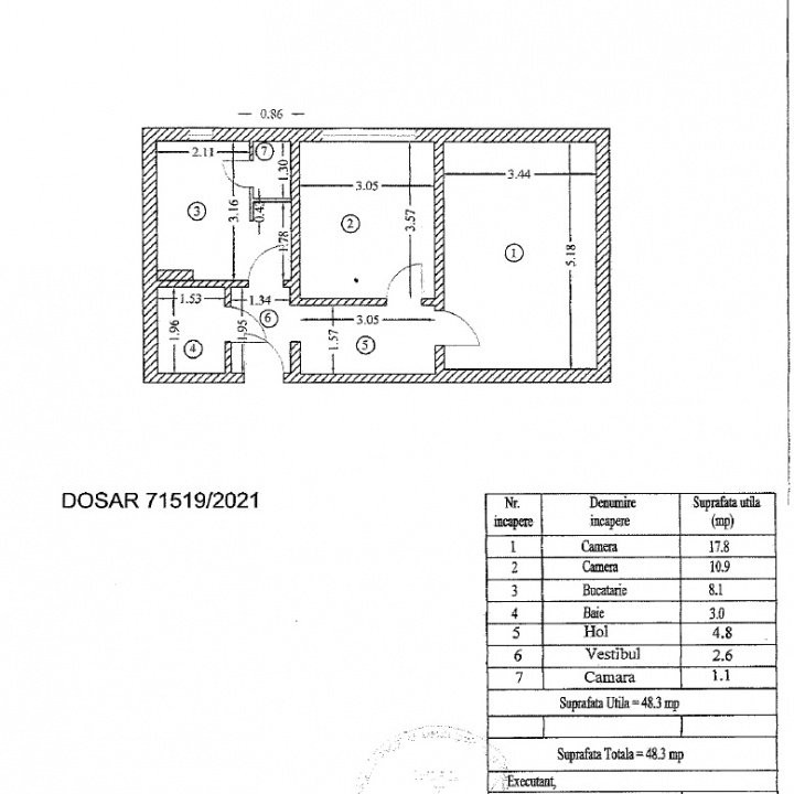 Apartament 2 Camere Decomandat Parc Moghioros
