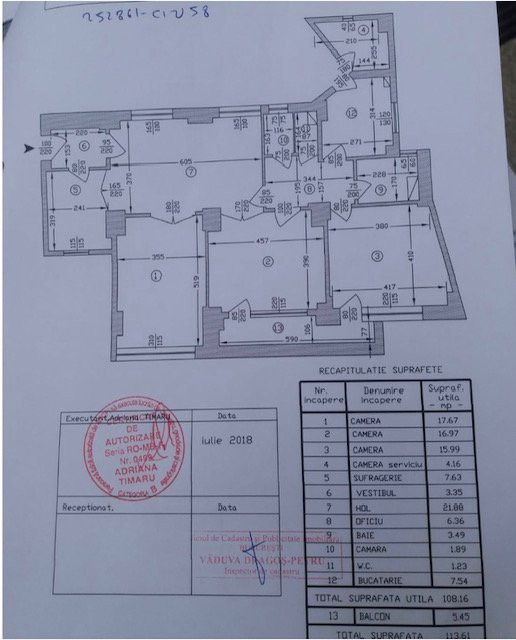 Inchiriere spatiu birou 4 camere Piata Romana
