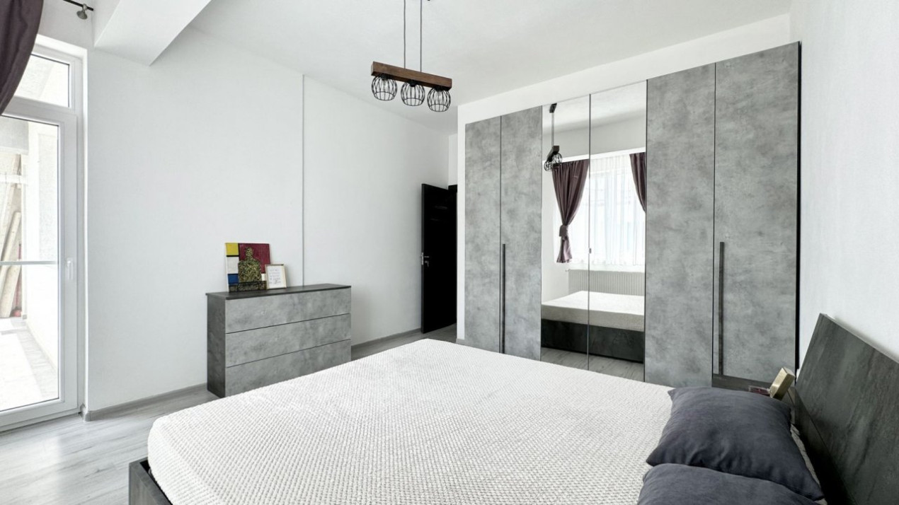 De inchiriat - apartament 2 camere - Parcul Teilor, centrala proprie