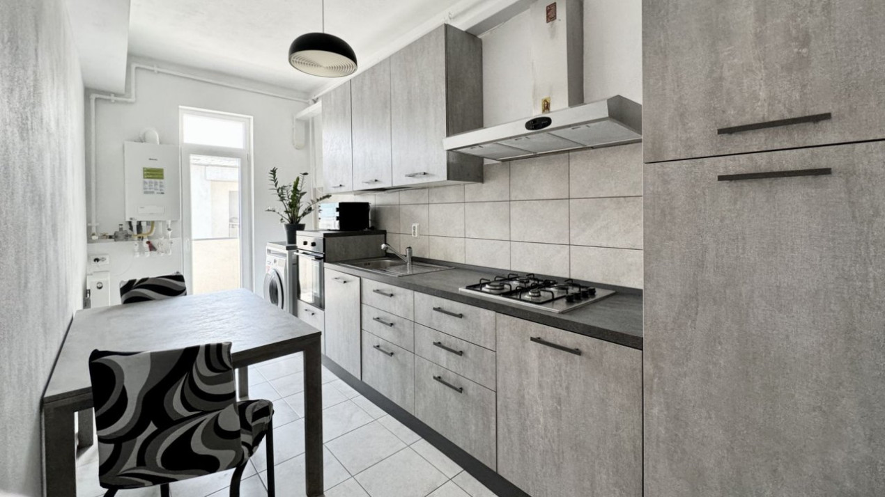De inchiriat - apartament 2 camere - Parcul Teilor, centrala proprie