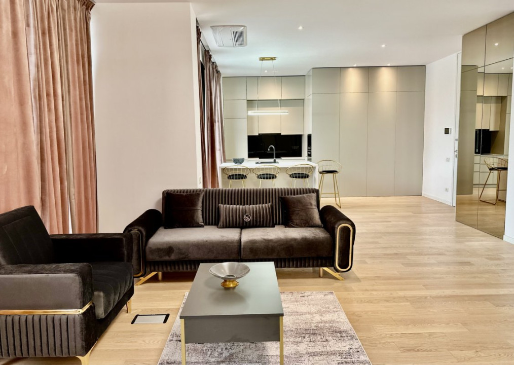 Penthouse de închiriat în WIN Herăstrău | 5 cam | Terasă panoramică | 2 locuri 