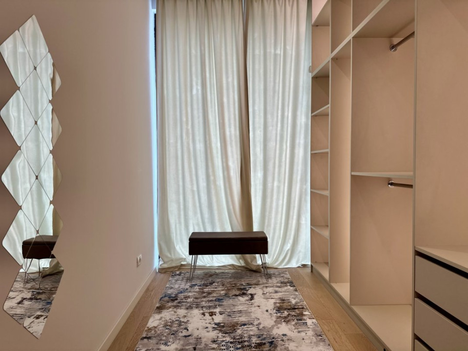 Penthouse de închiriat în WIN Herăstrău | 5 cam | Terasă panoramică | 2 locuri 