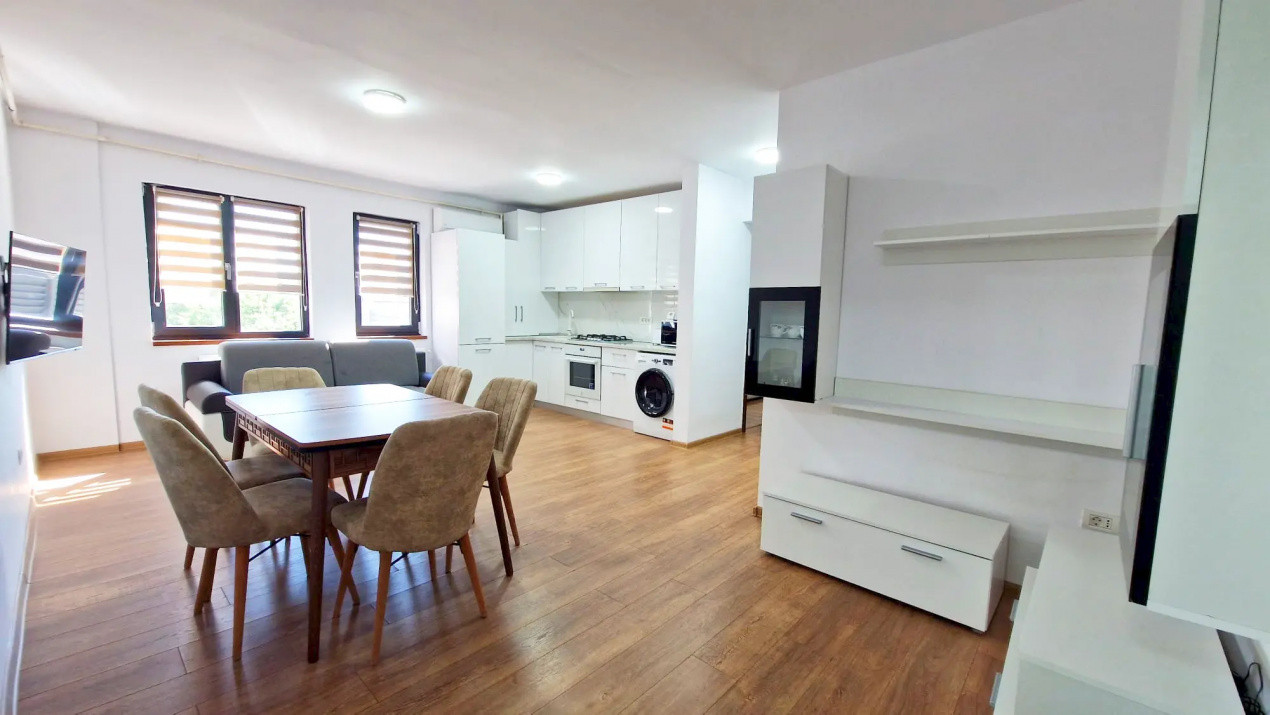 Apartament 3 camere, mobilat si utilat cu parcare