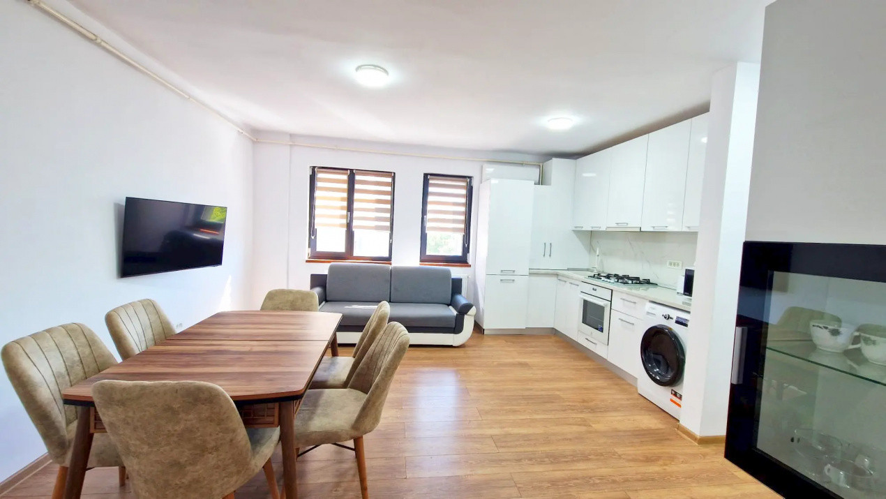 Apartament 3 camere, mobilat si utilat cu parcare