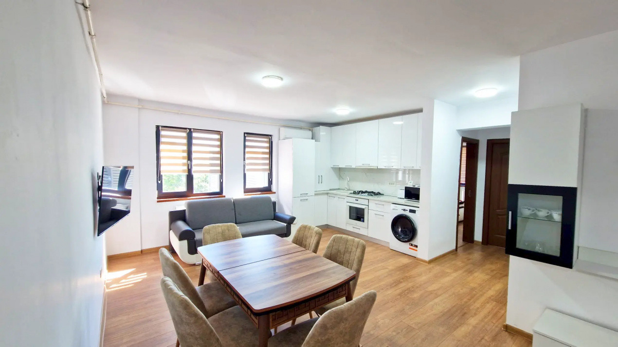 Apartament 3 camere, mobilat si utilat cu parcare