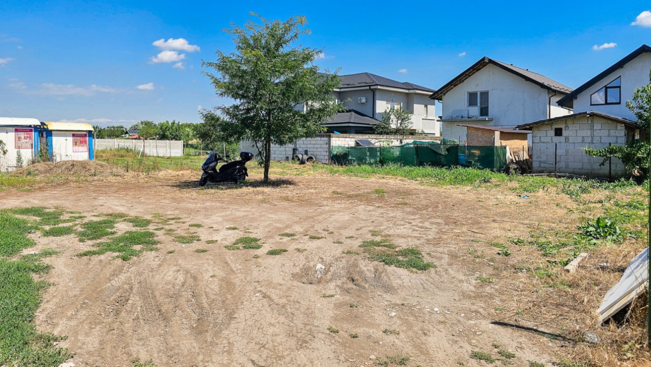 Curte 530mp între case, semistradal, Bragadiru, str Dunarii
