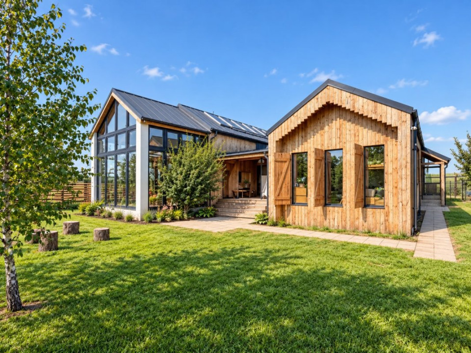 Acasa in natura | Vila contemporana cu autonomie si confort perfect
