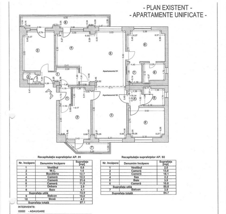 Apartament de 4 camere cu 3 băi, 137mp, centrală proprie, bloc 1983!