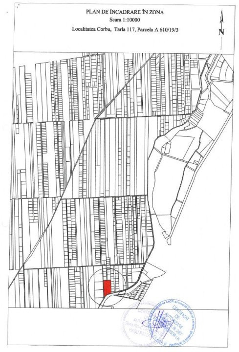 Corbu - Constanta | Teren Primul Rand - Marea Neagra | Intravilan - Constructie