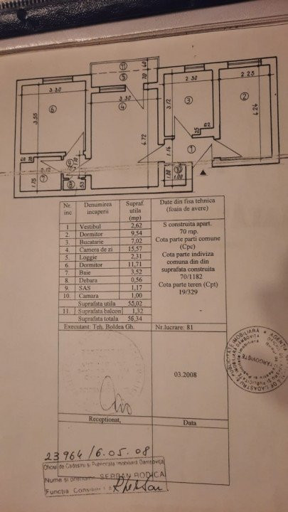 Comision 0 - Apartament cu 3 camere la preț de 2 camere. CONFORT 1